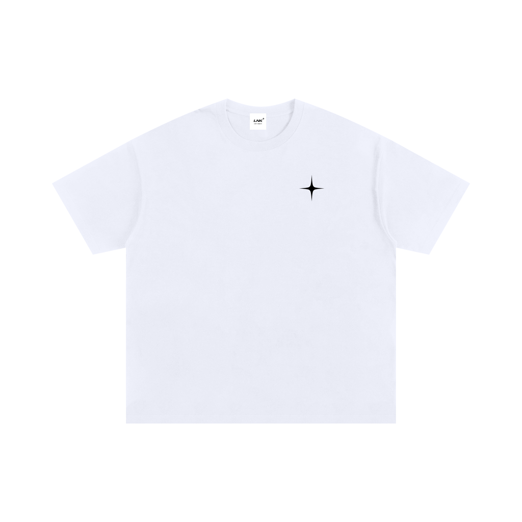 LNK Star - T-Shirt Blanc